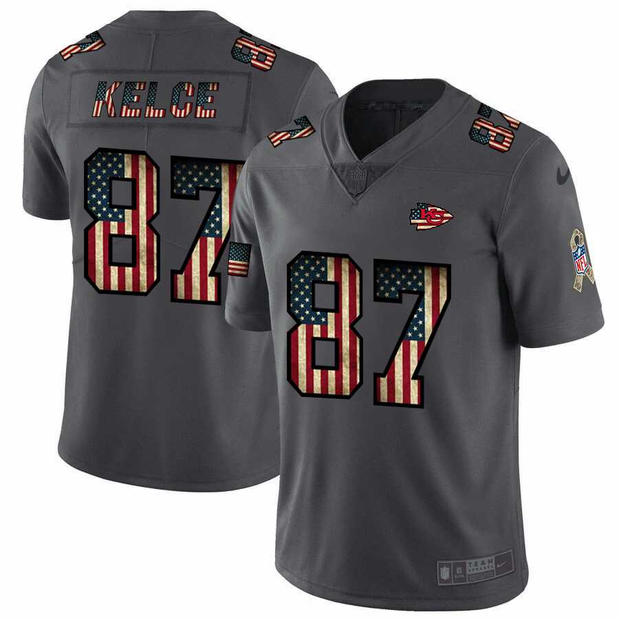 Nike Chiefs 87 Travis Kelce 2019 Salute To Service USA Flag Fashion Limited Jersey Dyin,We sell and wholesale Nike Chiefs 87 Travis Kelce 2019 Salute To Service USA Flag Fashion Limited Jersey Dyin on line form chian!